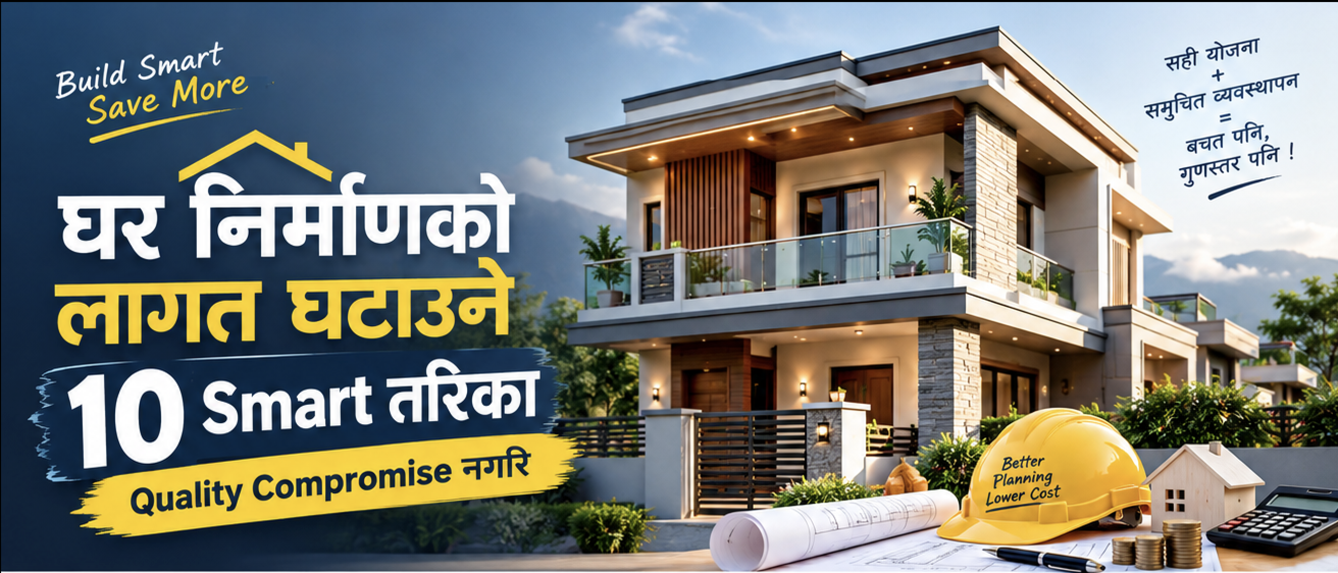 घर निर्माणको लागत घटाउने 10 Smart तरिका — Quality Compromise नगरि - Times Engineering Consultancy