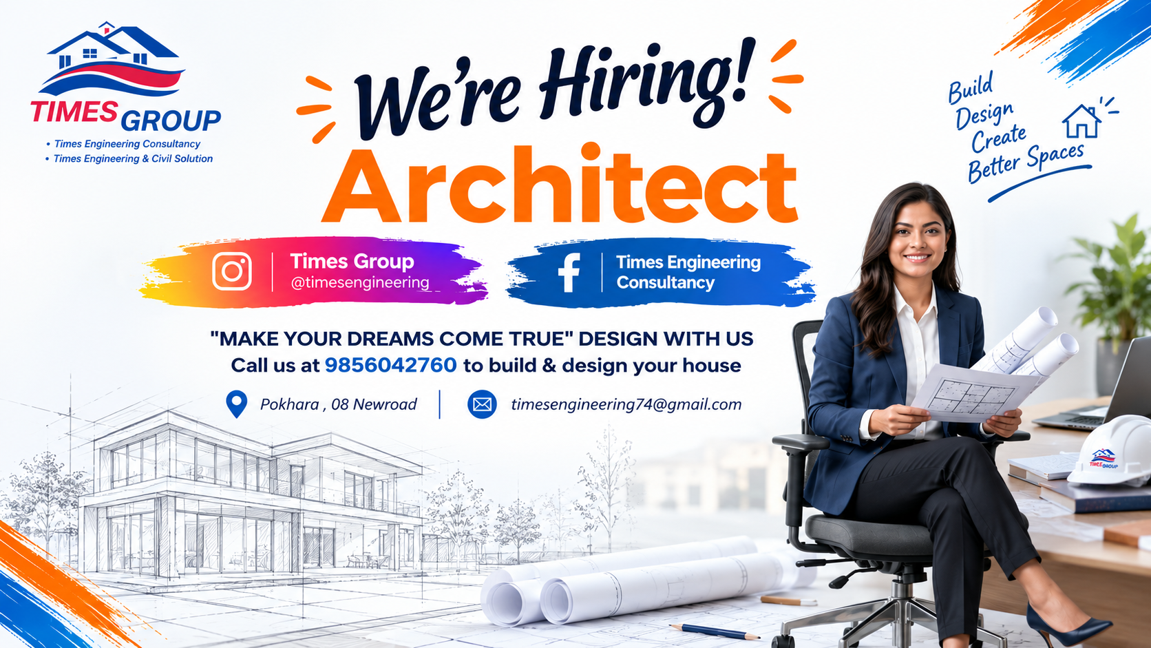 Architect career at Times Engineering Consultancy